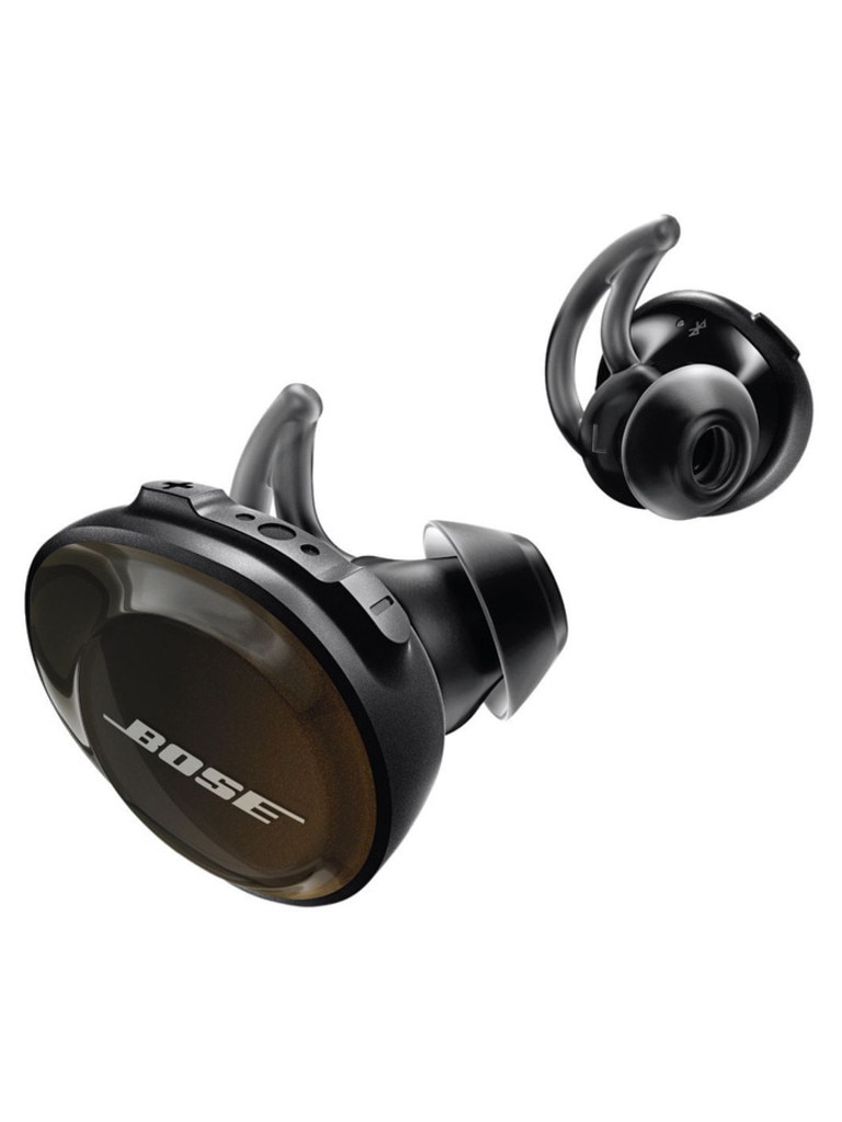 The wireless QuietComfort Headphones II (left) have been slashed to $399.95 (from $499.95) and their SoundSport Free Wireless Headphones are now $199.95 (from $299.95). Picture: Bose.