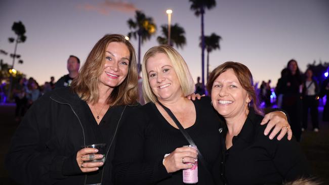 Corrine Holmes, Lisa McKenzie and Ivette Hilton at the Ministry of Sound Classical 2025 at HOTA for Gold Coast at Large. Picture, Portia Large.