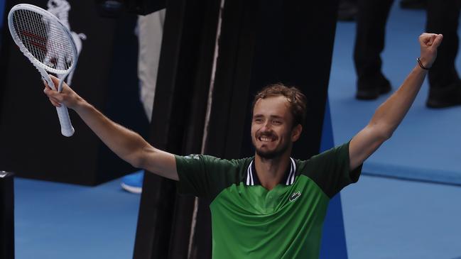 Daniil Medvedev is moving on. Pic: Michael Klein