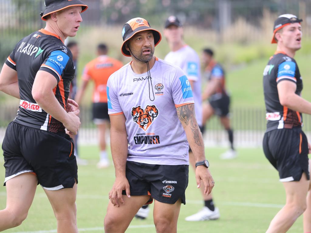 Wests Tigers coach Benji Marshall has avoided a major pre-season setback Picture: Rohan Kelly