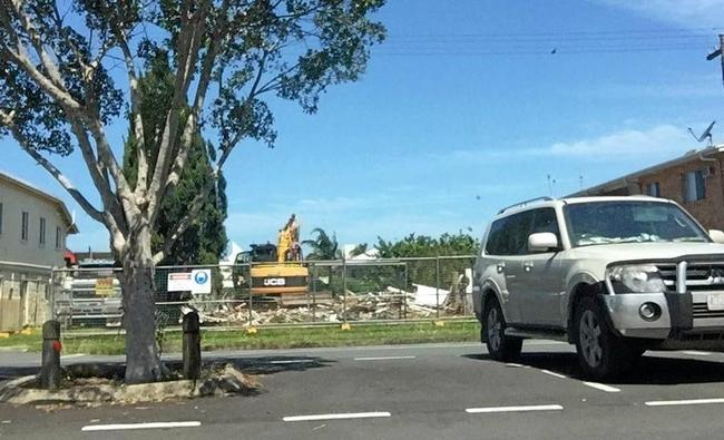 The house was demolished recently. Picture: Facebook