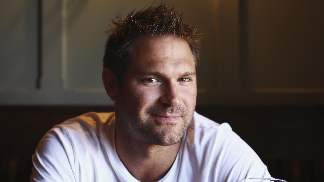 CARDIFF, WALES - JULY 05: Australian Cricketer Ryan Harris enjoys a beer after yesterday announcing his retirement from cricket due to a knee injury at the Tynant Inn on July 5, 2015 in Cardiff, Wales. (Photo by Ryan Pierse/Getty Images)