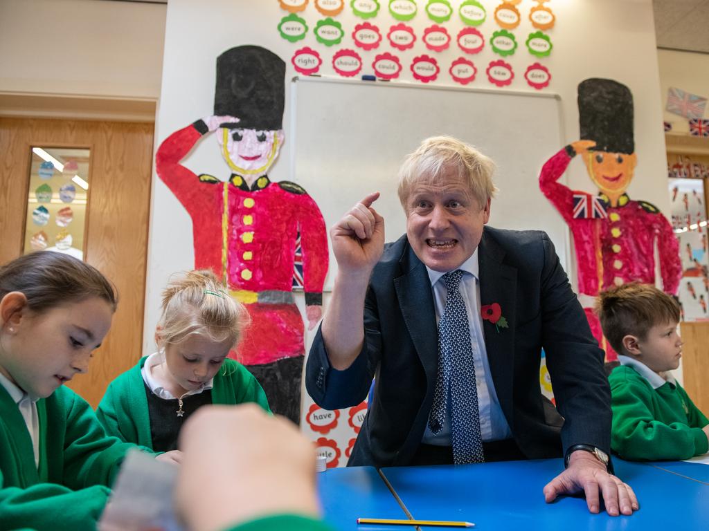 Colourful UK PM Boris Johnson is seen as the frontrunner in the coming election. Picture: Chris J Ratcliffe/WPA/Getty