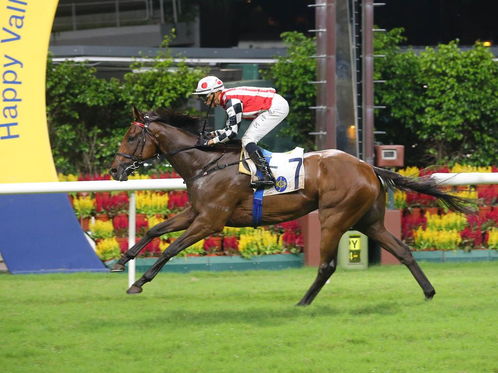 Joyful Hunter is on target for the Four-Year-Old Classic Series. Picture: HKJC