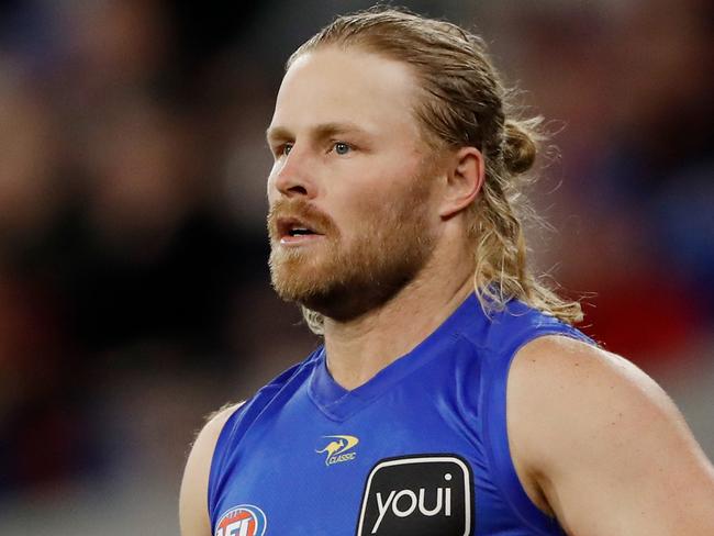 MELBOURNE, AUSTRALIA - SEPTEMBER 09: Daniel Rich of the Lions looks on during the 2022 AFL Second Semi Final match between the Melbourne Demons and the Brisbane Lions at the Melbourne Cricket Ground on September 9, 2022 in Melbourne, Australia. (Photo by Dylan Burns/AFL Photos via Getty Images)