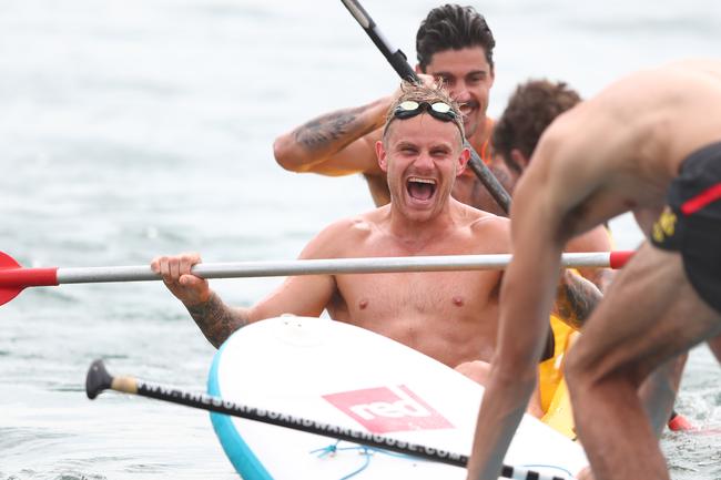 GOLD COAST, AUSTRALIA - JANUARY 23: Brandon Ellis during a Gold Coast Suns AFL training session at Palm Beach Parklands on January 23, 2020 in Gold Coast, Australia. (Photo by Chris Hyde/Getty Images)