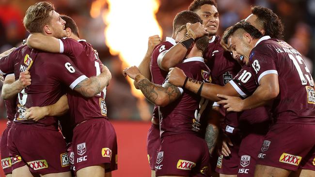 The Maroons have fond memories of Adelaide after winning the 2020 series opener there. Picture: Getty Images