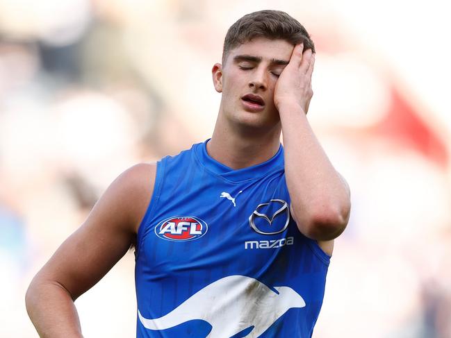 Harry Sheezel is part of the diamond midfield at Alastair Clarkson’s disposal. Picture: Michael Willson/AFL Photos via Getty Images