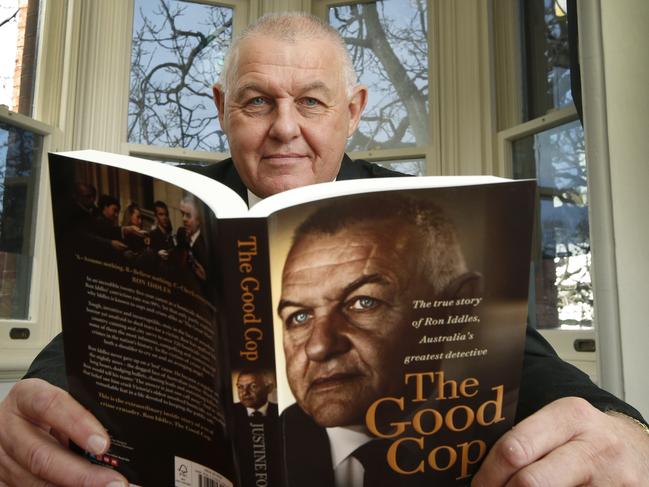 Ron Iddles career was the subject of a book, also titled The Good Cop. Picture: David Caird