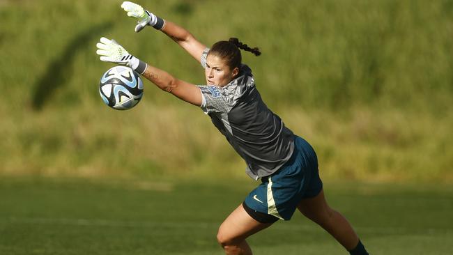 Matildas goalkeeper Teagan Micah was keen to play in England’s Women’s Super League. Picture: Getty Images