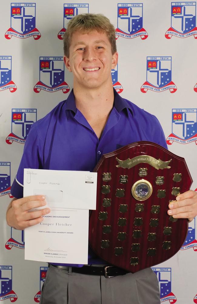 ACADEMIC ACHIEVERS: Ignatius Park College student Cooper Fletcher.