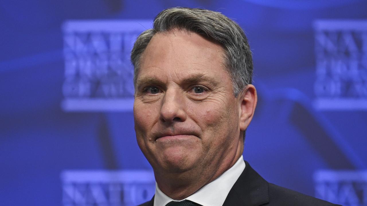 Deputy Prime Minister and Defence Minister Richard Marles unveiled the inaugural national defence strategy on Wednesday. Picture: NCA NewsWire / Martin Ollman