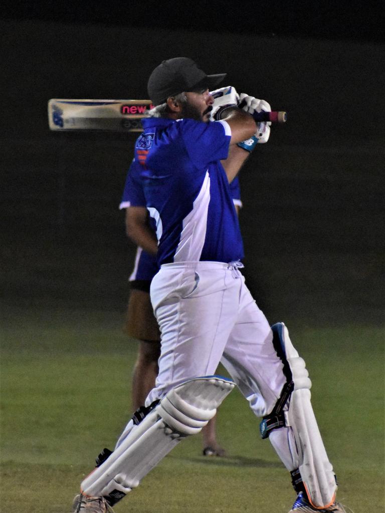 Billy Blanch batting for TLE Tucabia Copmanhurst in the 2020/21 CRCA Cleavers Mechanical Twenty20 Night Cricket round 8 clash against Lawrence at McKittrick Park on Wednesday, 9th December, 2020. Photo Bill North / The Daily Examiner