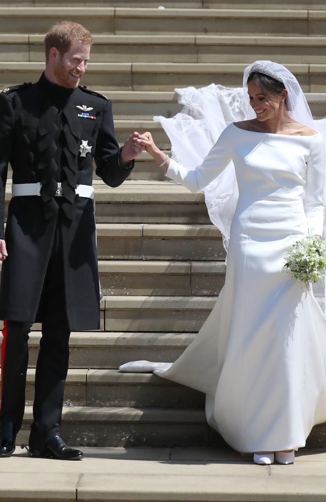 The couple included a number of nods to the late Princess of Wales in their beautiful ceremony and celebrations. Picture: WPA Pool/MEGA