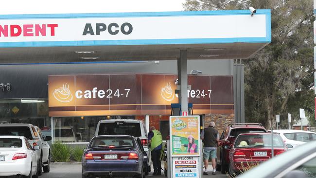 Fuel retailers are wary of drive-offs by people using stolen number plates. Picture: Peter Ristevski