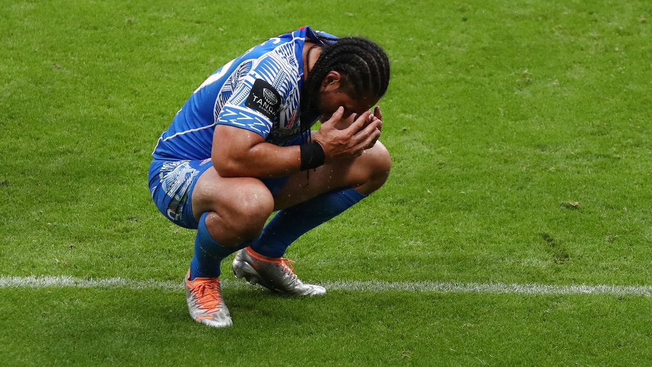 Martin Taupau of Samoa. Photo by George Wood/Getty Images for RLWC