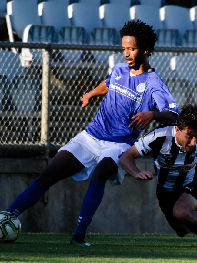 Adelaide Blue Eagles gun Alemayo Kebede will be key for the Marden club on its return to the top flight. Picture: AAP Image/Morgan Sette