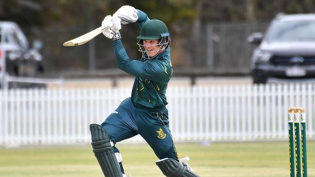 Wynnum batsman Jed Wilson was all class again. Picture, John Gass