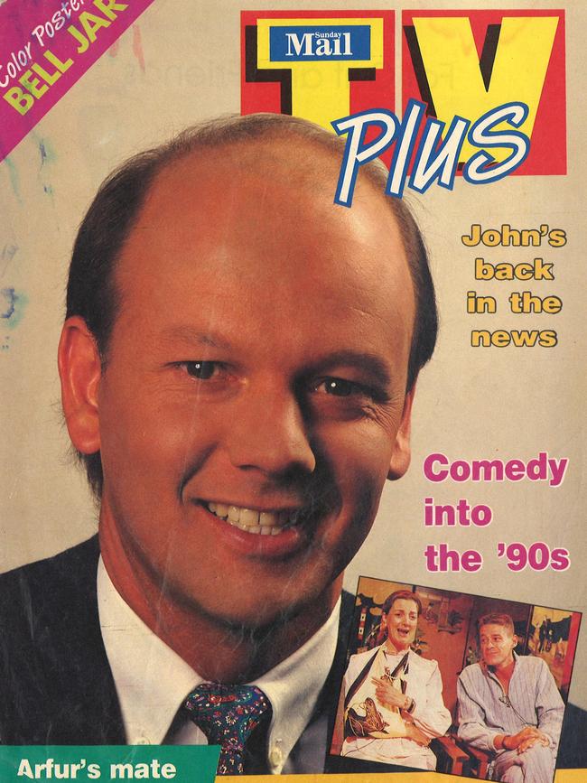 John Riddell on the cover of TV Plus.