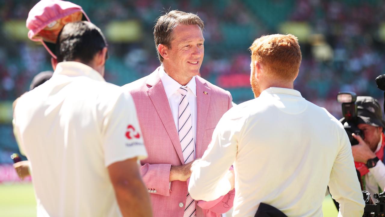 Glenn McGrath’s attendance at the Pink Test is in jeopardy. Picture: Phil Hillyard