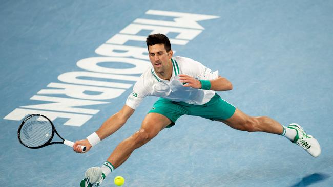 There is still no clarity on whether Novak Djokovic will try to win a 10th Australian Open title in Melbourne next month. Picture: Getty Images