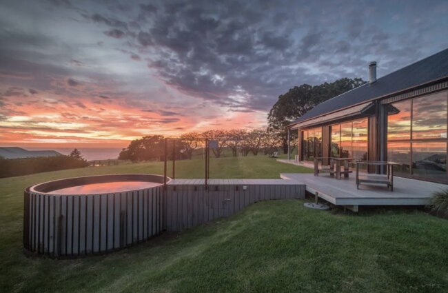 An incredible plunge pool is attached to The Shed. Picture: Airbnb