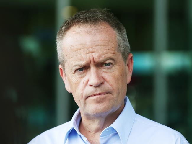 Federal opposition leader Bill Shorten visited Cairns to announce Labor's proposal for a Northern Australia Tourism Infrastructure fund and board, should the party win the next election. Picture: BRENDAN RADKE