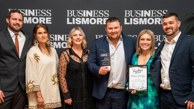 2024 Lismore Business Award winners: Joel Jensen Construction nailed five awards including Business of the Year.