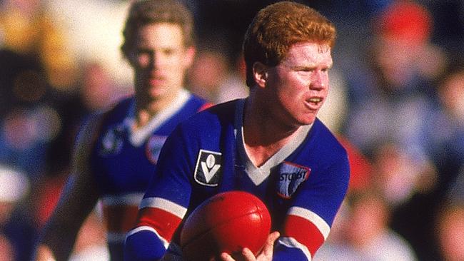 Brad Hardie won a Brownlow Medal with the Bulldogs. Picture: Getty Images