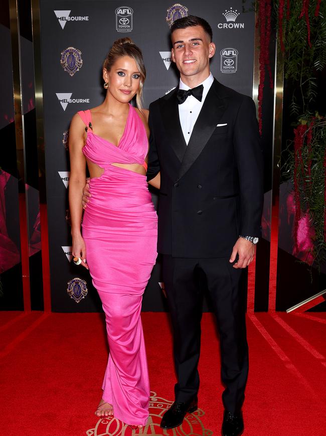 Nick Daicos and Arlette. Picture: Getty Images