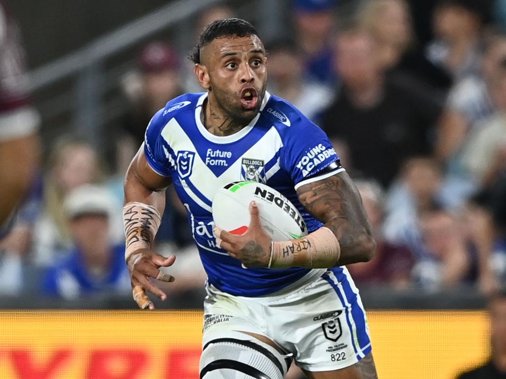 Josh Addo-Carr has fielded fresh interest from a number of NRL clubs after the Bulldogs sacked their star winger. Picture: NRL Photos