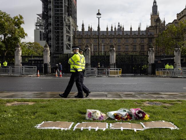 Counter-terrorism officers are investigating the murder of Sir David Amess, Conservative MP, who was stabbed to death by a man in his twenties who was arrested at the scene. Picture: Getty Images