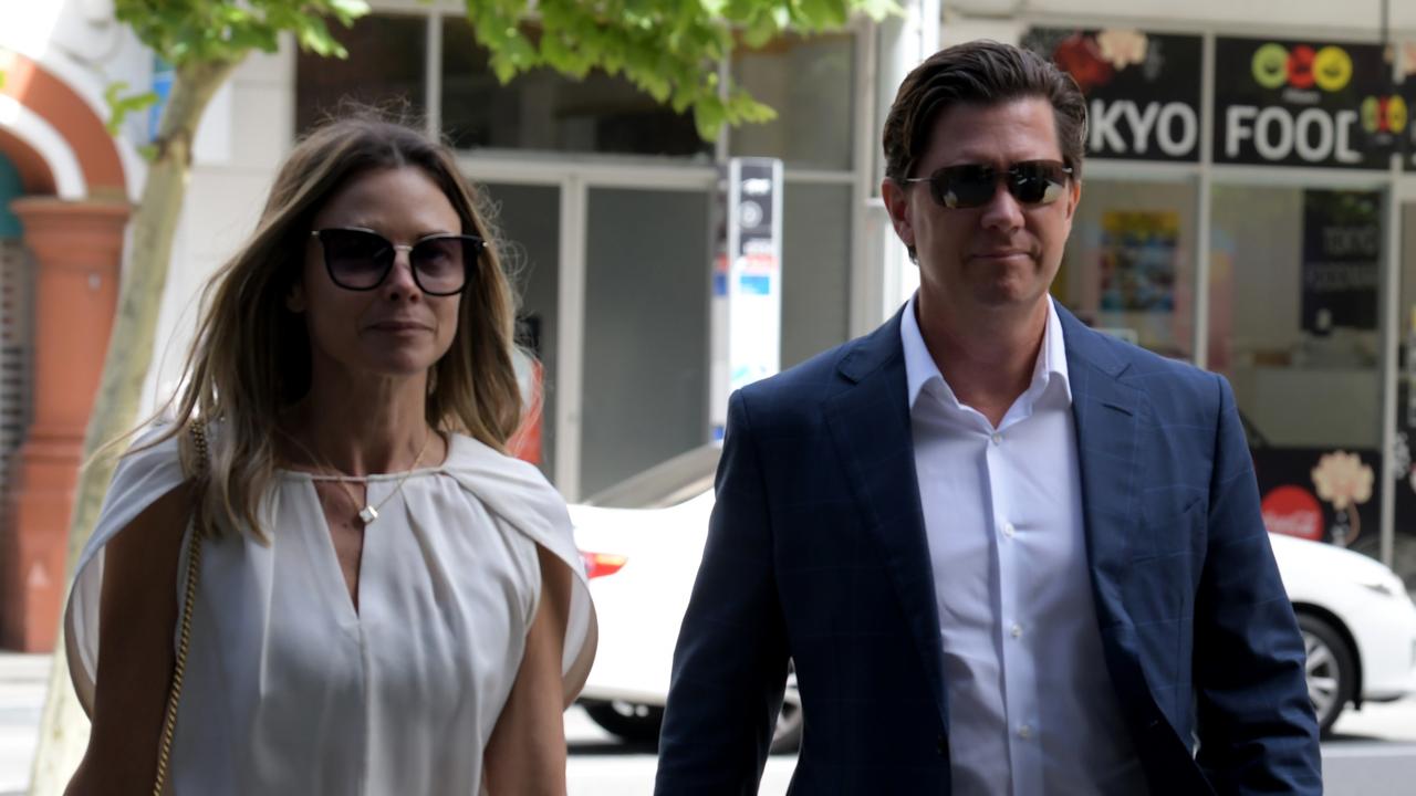 John Hancock and Bianca Rinehart. arrive at the Supreme Court Picture: Sharon Smith