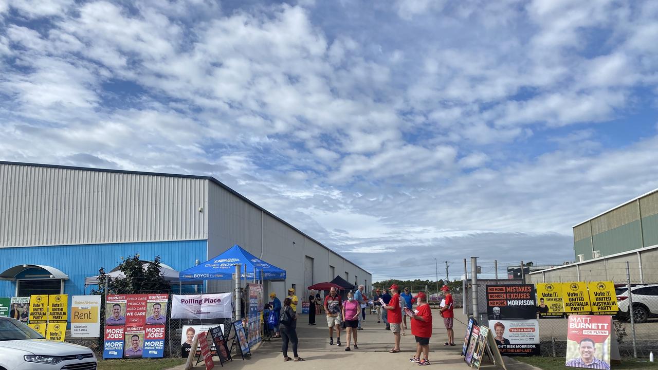 Pre-polling has opened for Flynn voters at the polling booth located on Beckinsale St, Gladstone Central. Picture: Nilsson Jones