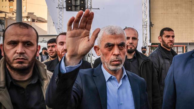 Yahia Sinwar is the Gaza Strip chief of the Palestinian Islamist Hamas movement. Photo: Mohammed Abed / AFP