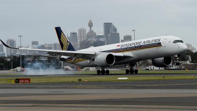 Singapore Airlines wants to help Australia prepare to reopen borders but is being frustrated by the lack of engagement with government. Picture: AAP