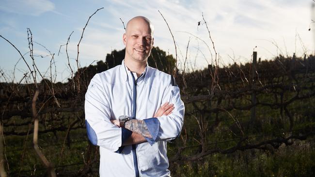 Fabian Lehmann, head chef at the Ellen St Restaurant. Picture: Matt Loxton