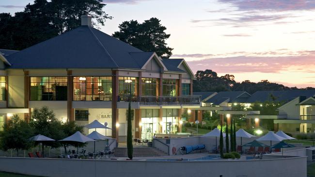 The Novotel Barossa Valley Resort where the 16 Crows players and an assistant coach are staying. Picture: Supplied