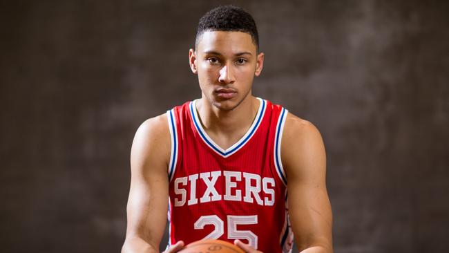 Ben Simmons dropped in on some unsuspecting locals at a suburban Melbourne amateur game. Picture: Getty Images