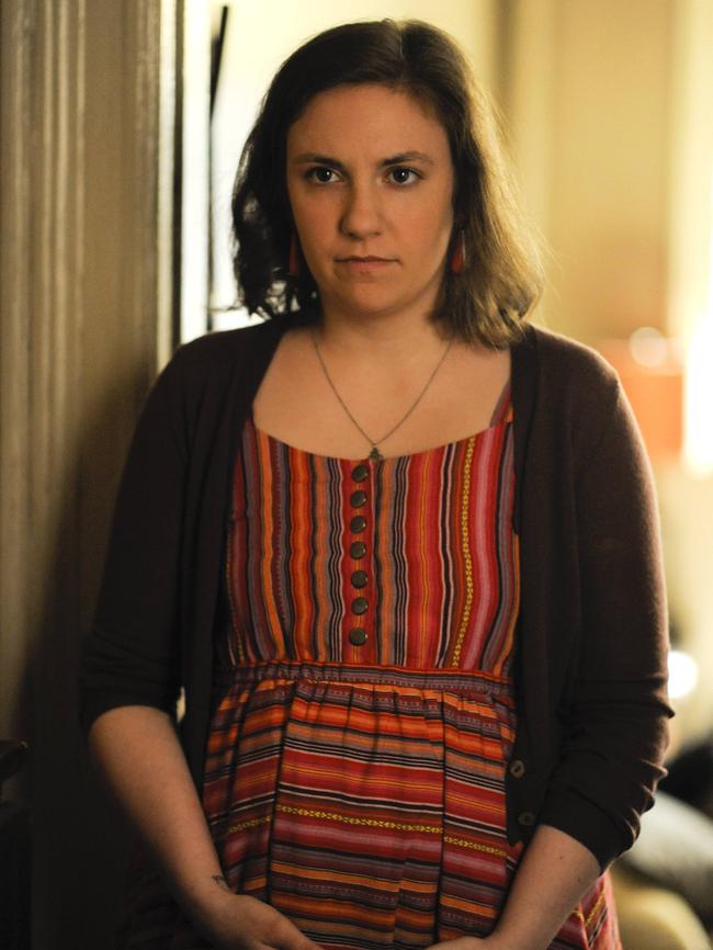 Dunham in the first season of Girls.