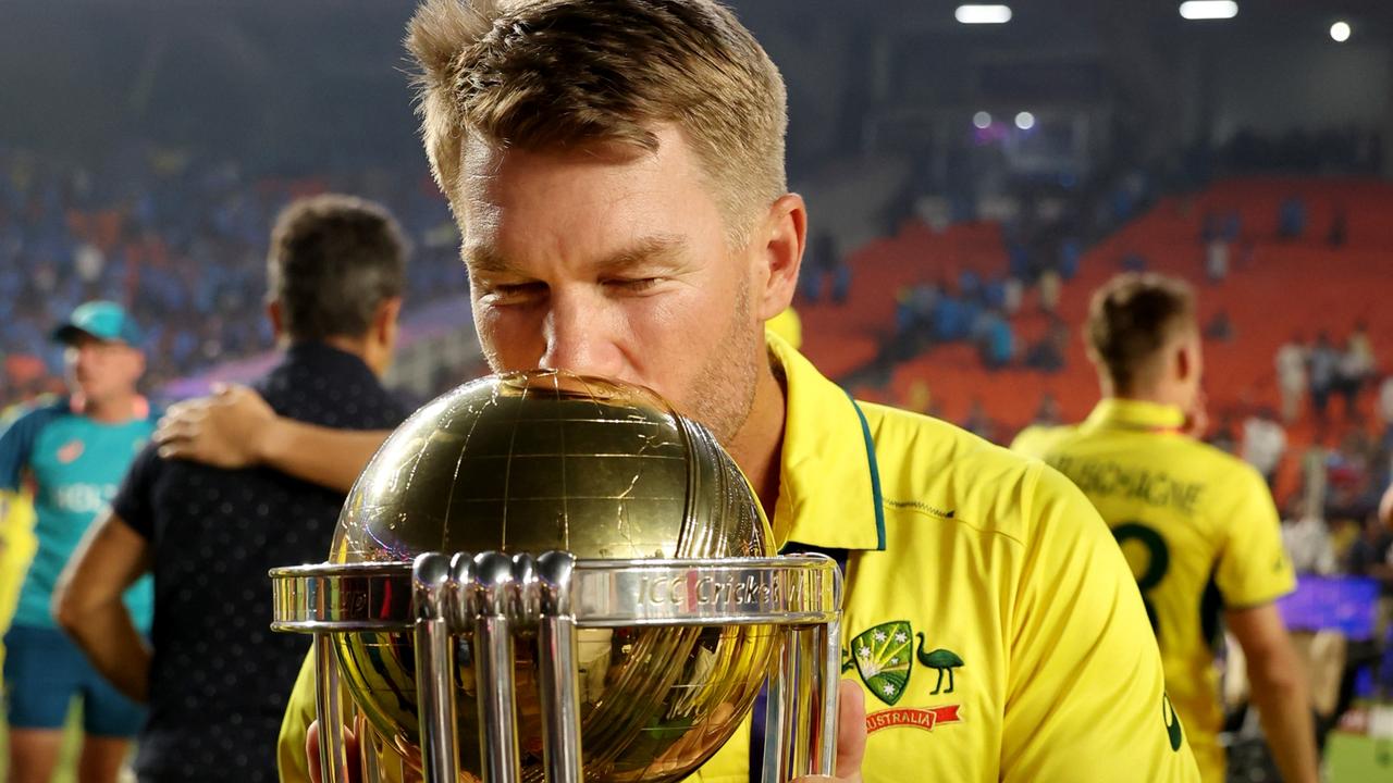 David Warner at least got some runs on the board during the World Cup. (Photo by Robert Cianflone/Getty Images)