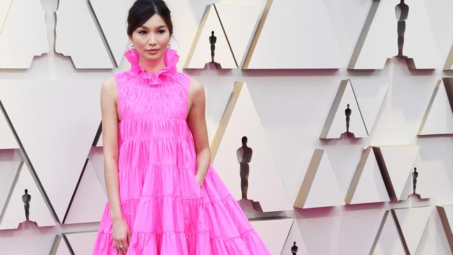 Gemma Chan is in the pink at the 91st Annual Academy Awards in Hollywood. Picture: Getty Images