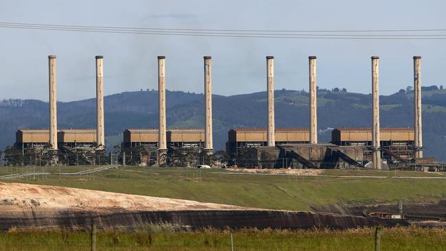 The Hazelwood power station provides about 4 per cent of the electricity in Australia’s national grid. Picture: Aaron Francis/The Australian