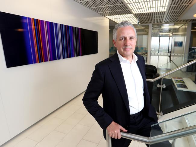 06/12/2016  Telstra CEO Andy Penn at Telstra HQ in Melbourne.Picture  David Geraghty / The Australian.