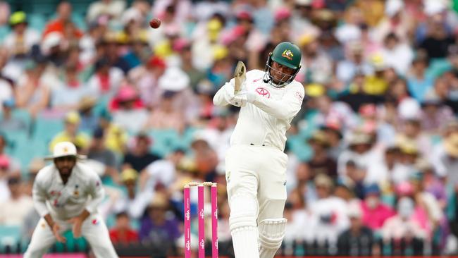 SCG specialist Usman Khawaja is inching towards a half century. Picture: Getty