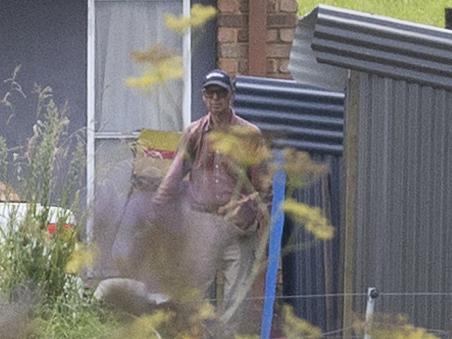 John towed the caravan containing explosives for an alleged anti-Semitic bomb plot, onto his property before alerting the police. Picture: Ted Lamb