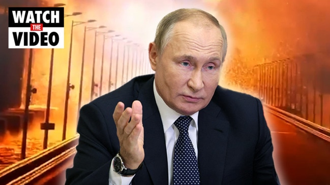 Vladimir Putin blames Ukraine for Crimea bridge attack: "An act of terrorism"