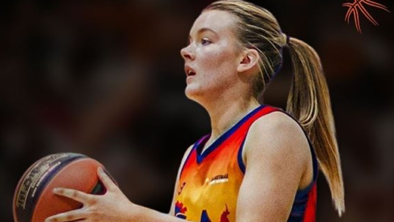 Emmy Roach in action for SA. Picture: Eastern Mavericks Basketball Club