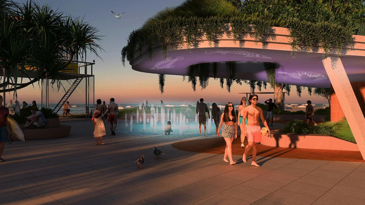 Artist impressions of the redevelopment and revamp of Cavill Mall in Surfers Paradise. Picture: Supplied by Gold Coast City Council.