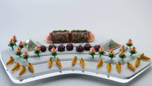 Arnold’s 2017 platter created at the Bocuse d'or